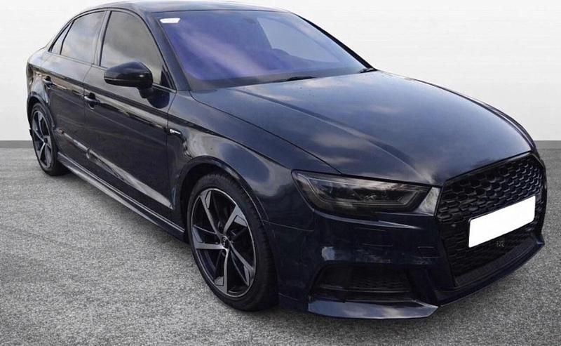 Used Audi A3 Black Edition 2019 Blue Sedan