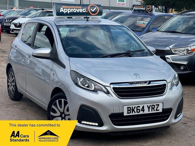 Silver Used 2014 Peugeot 108 Active Hatchback | £3,275 (Super price) - Image 1/3
