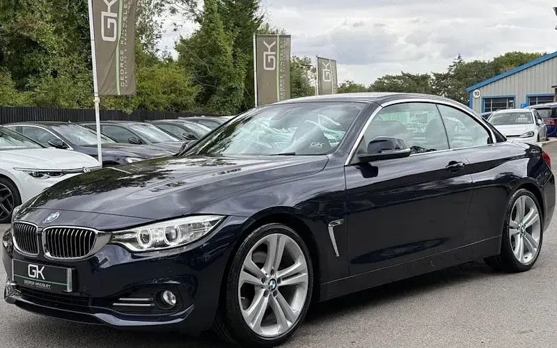 Used BMW 428 Luxury Line 245 HP (180 kW) 2014 Blue Cabriolet