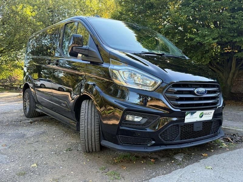 Agate black Used 2023 Ford Transit Custom Van | £36,995 - Image 1/4
