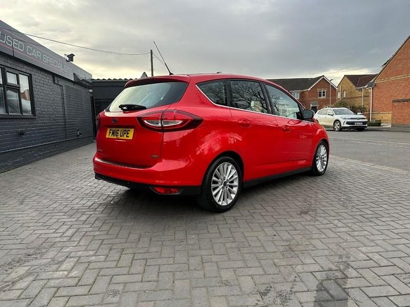 Used Ford C-MAX Titanium 125 HP (91 kW) 2016 Red MPV