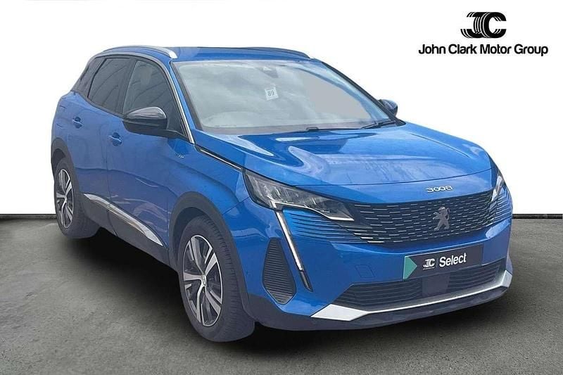 Blue Used 2021 Peugeot 3008 Allure Premium SUV | £17,500 (Fair price) - Image 1/4