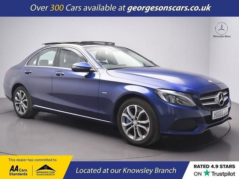 Blue Used 2016 Mercedes C350e Premium Plus Sedan | £14,600 (Fair price) - Image 1/4