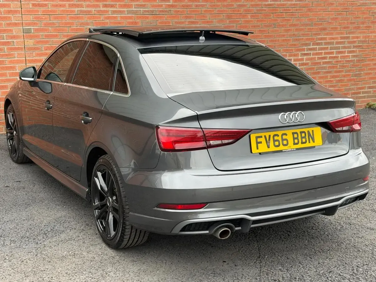 Used Audi A3 S-Line 110 HP (80 kW) 2016 Grey Sedan