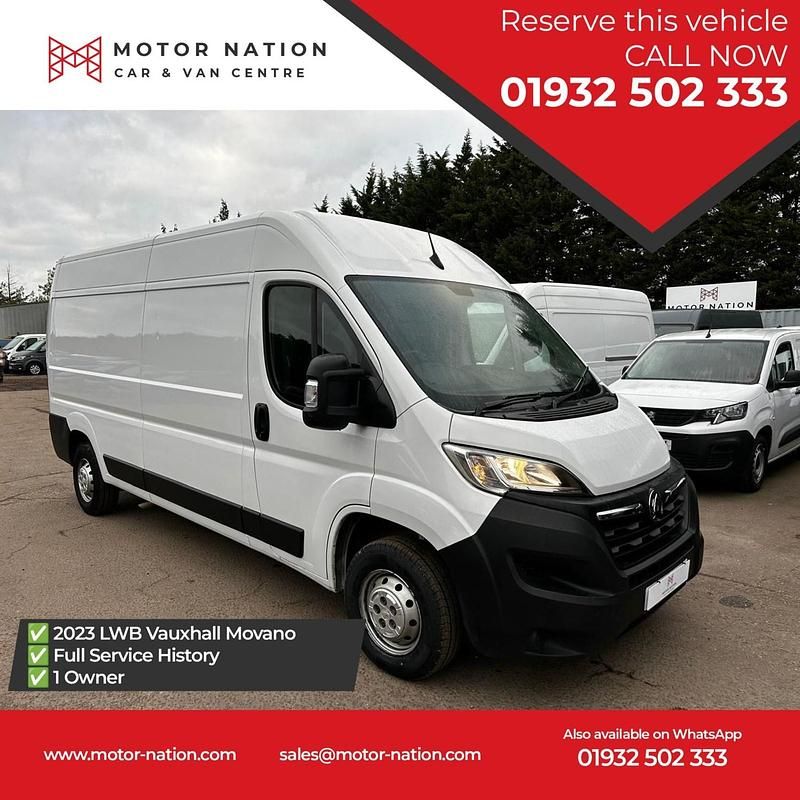 Used Vauxhall Movano S 140 HP (102 kW) 2023 White MPV