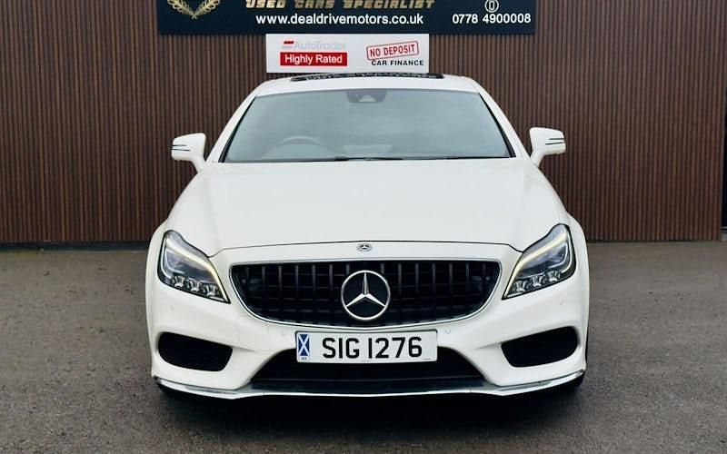 Used Mercedes CLS220 AMG Line Premium Plus 177 HP (130 kW) 2017 White Sedan