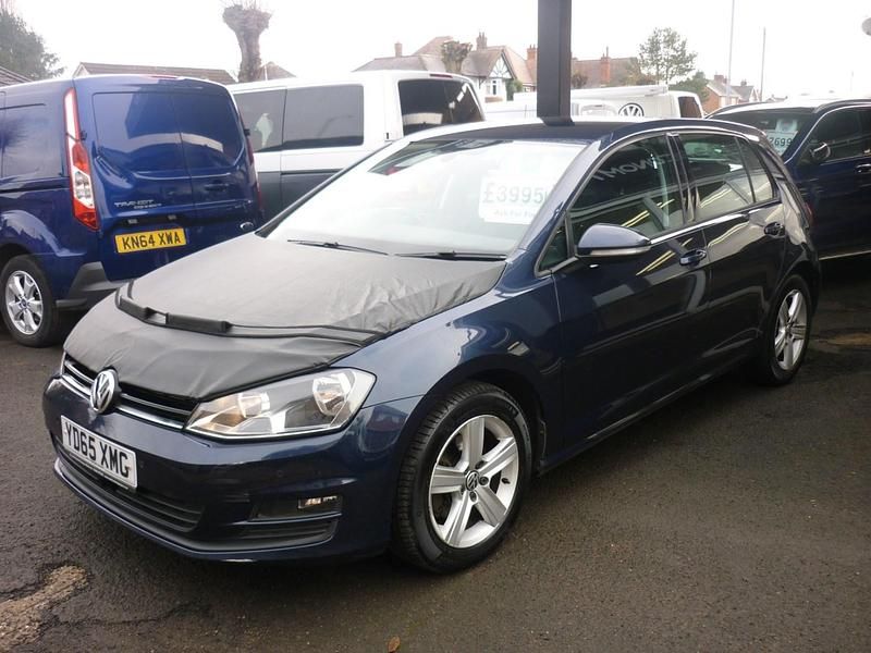 Used VW Golf VII Match 2015 Blue Hatchback