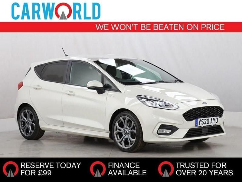 White Used 2020 Ford Fiesta ST-Line Hatchback | £10,779 (Fair price) - Image 1/3
