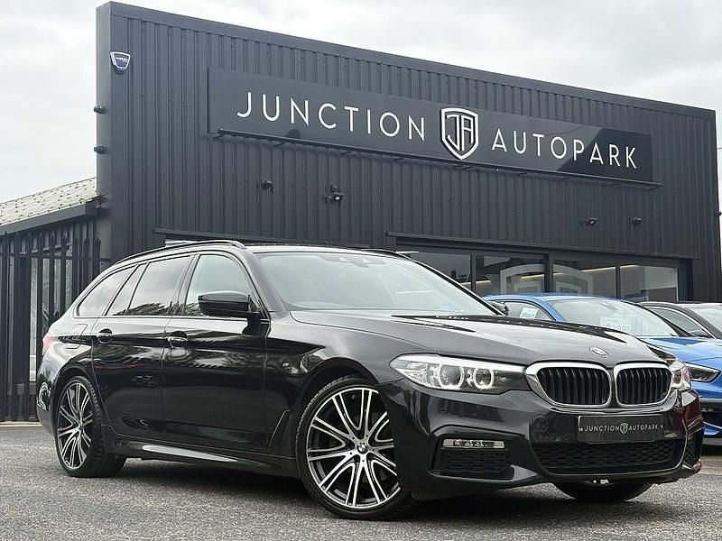 Used BMW 520 M Sport 2018 Black sapphire metallic paint Estate