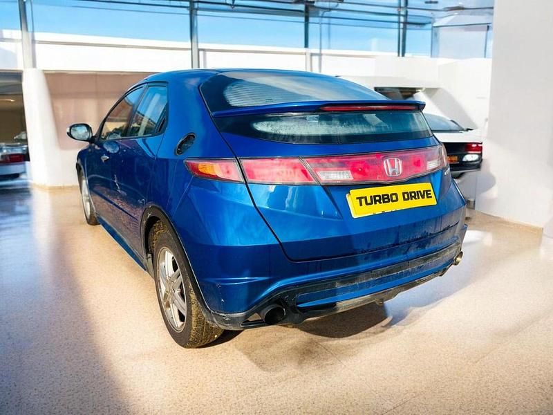 Begagnad Honda Civic SE 2008 Blå Halvkombi