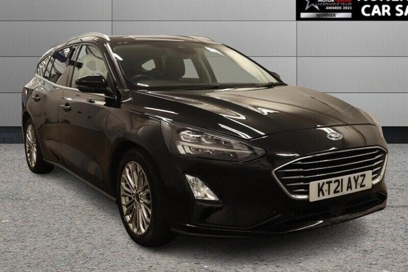 Black Used 2021 Ford Focus Titanium X Estate | £13,000 (Good price) - Image 1/1