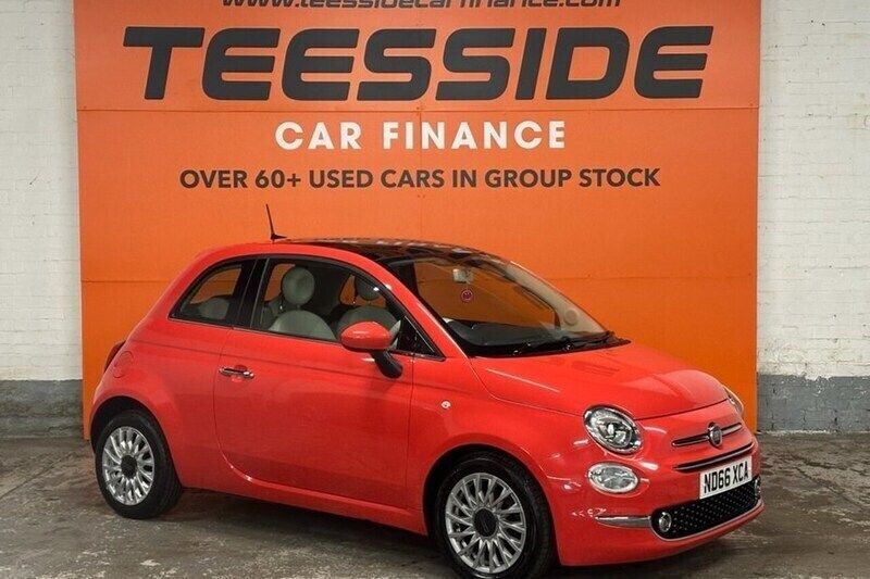 Pink Used 2017 Fiat 500 Lounge Hatchback | £6,495 (Fair price) - Image 1/1