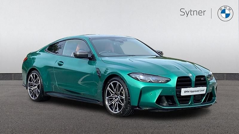 Green Used 2022 BMW M4 Competition Edition Coupe | £53,500 - Image 1/4