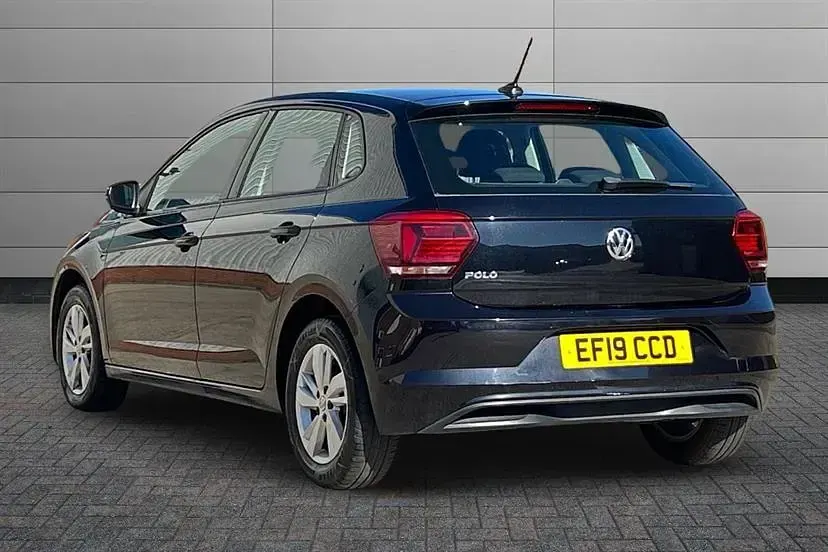 Used VW Polo Edition 95 HP (69 kW) 2019 Black Hatchback