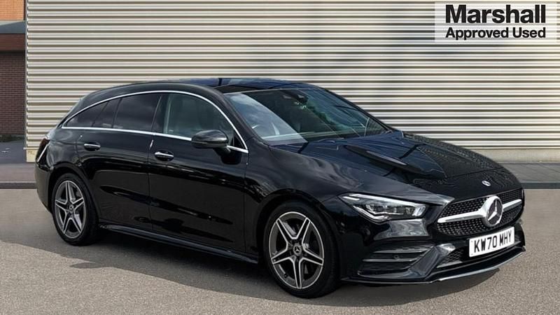Black Used 2021 Mercedes CLA220 AMG Line Premium Plus Sedan | £20,490 (Good price) - Image 1/4