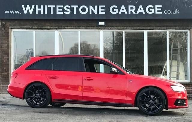 Used Audi A4 Black Edition 150 HP (110 kW) 2015 Red Estate