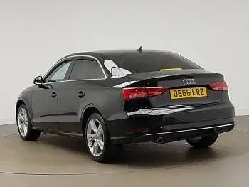 Begagnad Audi A3 Sport 110 HK (80 kW) 2016 Svart Sedan