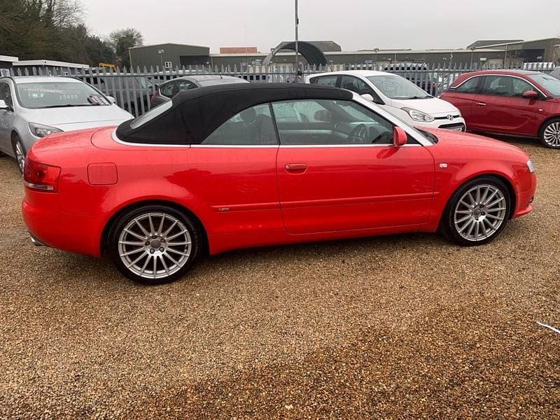 Used Audi A4 Cabriolet S-Line 2007 Red Cabriolet