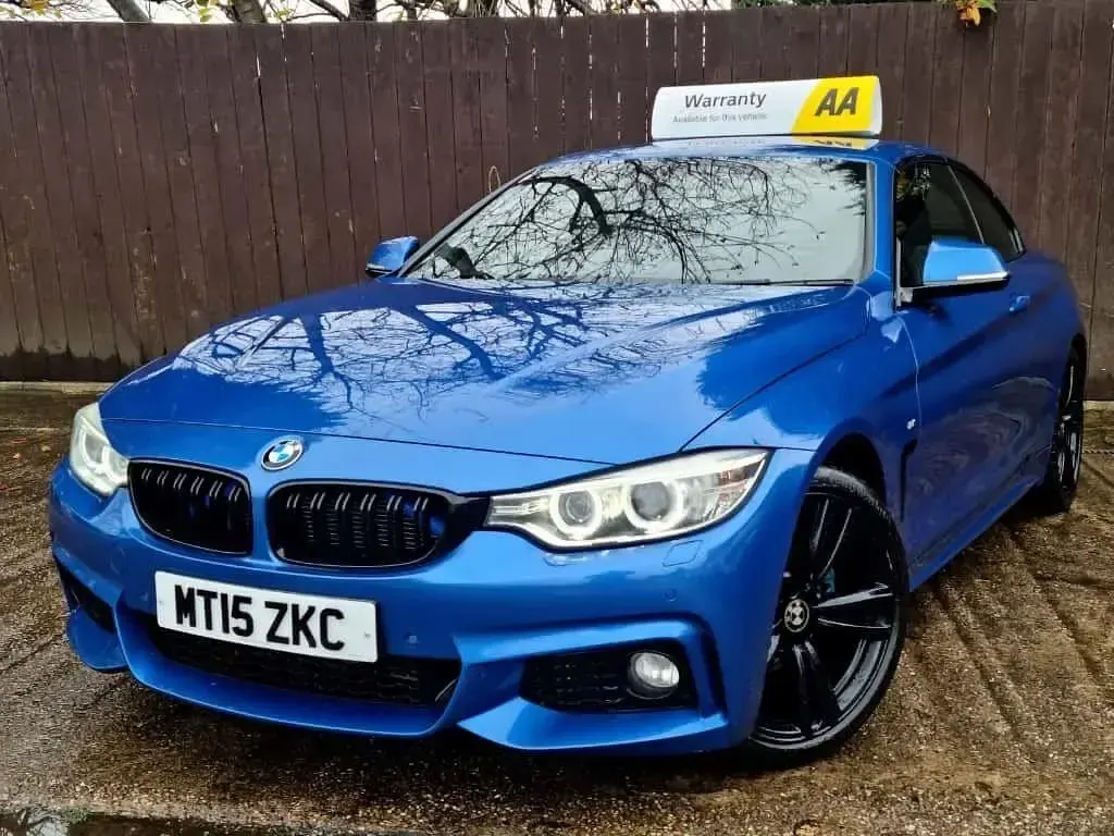 Used BMW 420 Cabriolet M Sport 2015 Blue Cabriolet