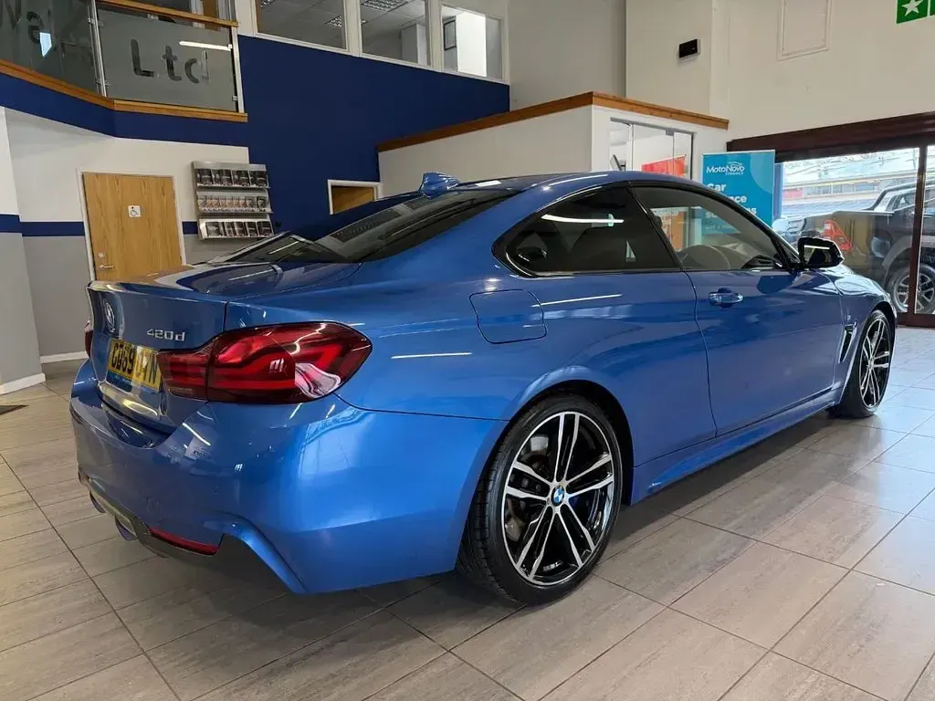 Used BMW 420 M Sport 190 HP (139 kW) 2020 Blue Coupe