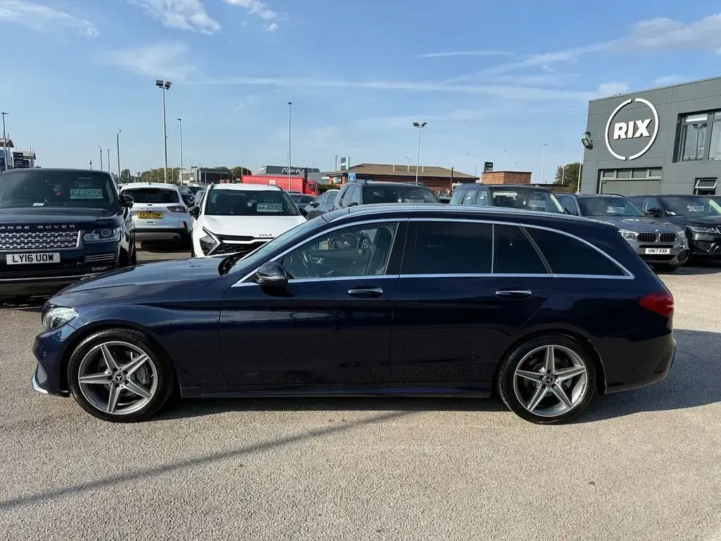 Used Mercedes C200 AMG Line Premium 2018 Blue Estate