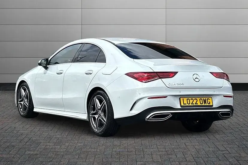 Used Mercedes CLA200 AMG line 161 HP (118 kW) 2022 White Coupe