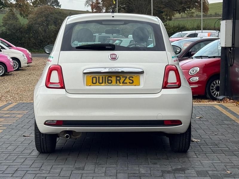 Used Fiat 500 Pop 69 HP (50 kW) 2016 White Hatchback