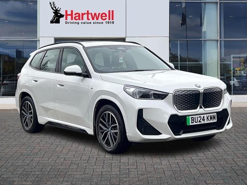 Bmw individual special paint white Used 2024 BMW iX1 M Sport SUV | £27,499 (Fair price) - Image 1/3