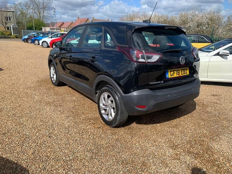 Used Vauxhall Crossland X S 110 HP (80 kW) 2018 Black SUV