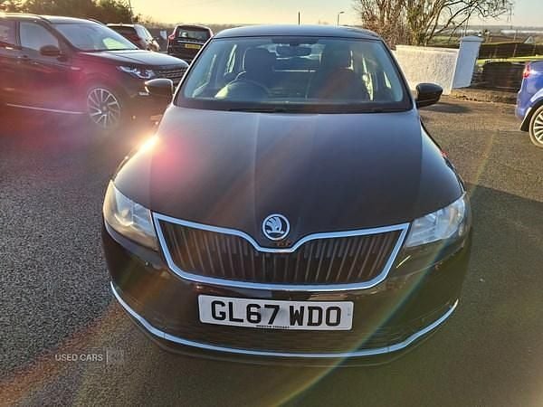 Used Skoda Rapid SE L 110 HP (80 kW) 2017 Black Hatchback