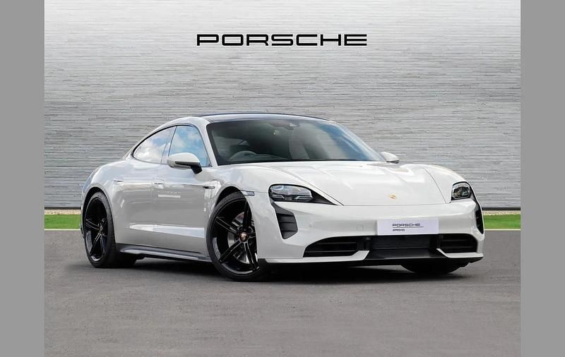 Grey Used 2020 Porsche Taycan Sedan | £56,990 (Expensive) - Image 1/4
