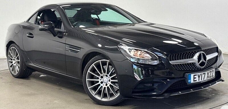 Black Used 2017 Mercedes SLC200 AMG line Cabriolet | £14,995 (Fair price) - Image 1/3