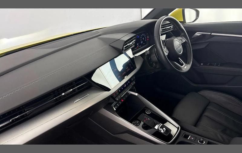 Used Audi A3 S-Line 150 HP (110 kW) 2022 Yellow Sedan