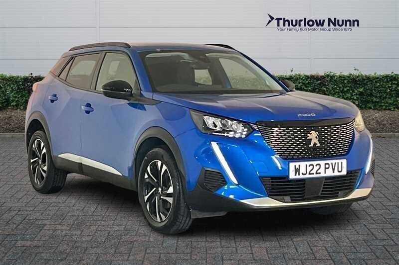 Blue Used 2022 Peugeot 2008 Allure Premium SUV | £15,740 (Fair price) - Image 1/4