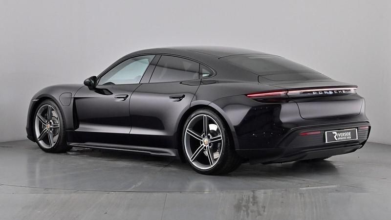 Used Porsche Taycan Performance Package 419 kW (571 HP) 2021 Jet black Sedan