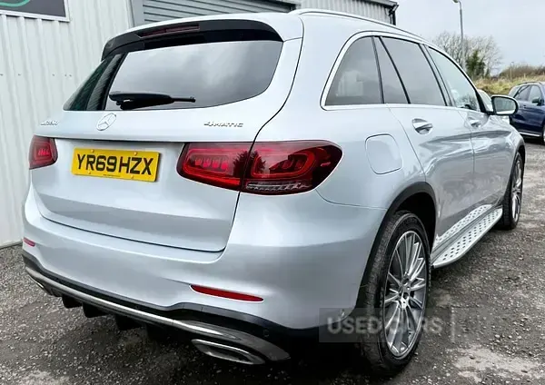 Used Mercedes GLC220 AMG Line Premium 194 HP (142 kW) 2019 Silver Estate