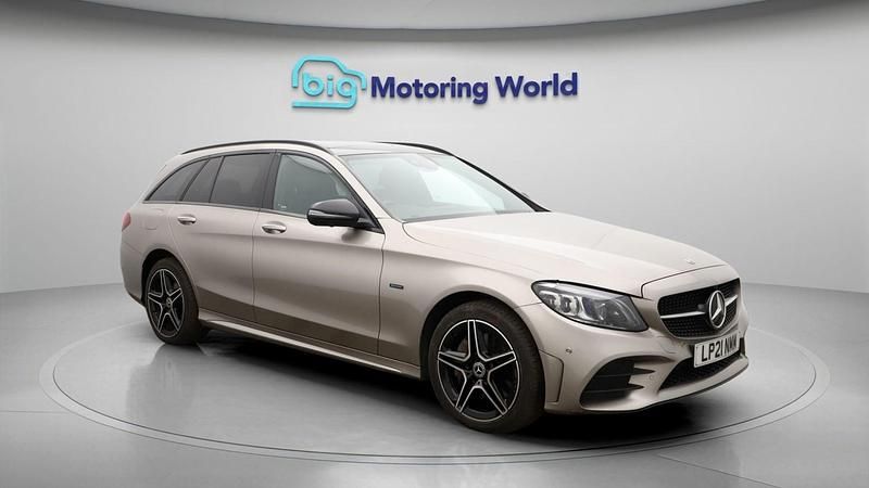 Used Mercedes C300 AMG line 245 HP (180 kW) 2021 Silver Estate