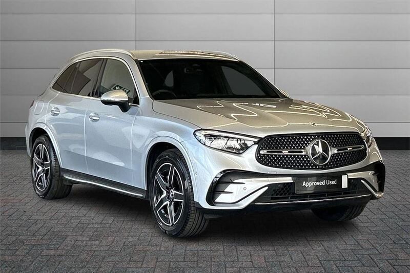 Silver Used 2024 Mercedes GLC300e AMG line SUV | £39,990 (Fair price) - Image 1/4