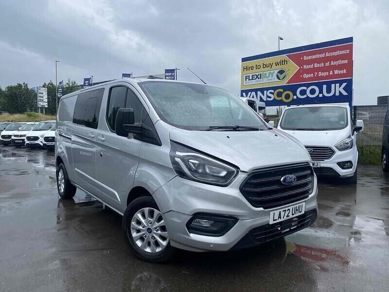 Silver Used 2023 Ford Transit Custom Limited Van | £21,795 (Expensive) - Image 1/4