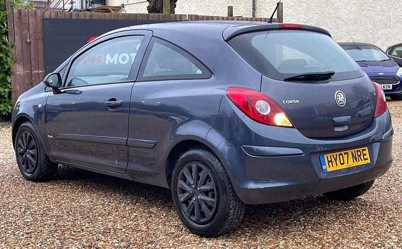 Used Vauxhall Corsa Club 79 HP (58 kW) 2007 Blue Hatchback
