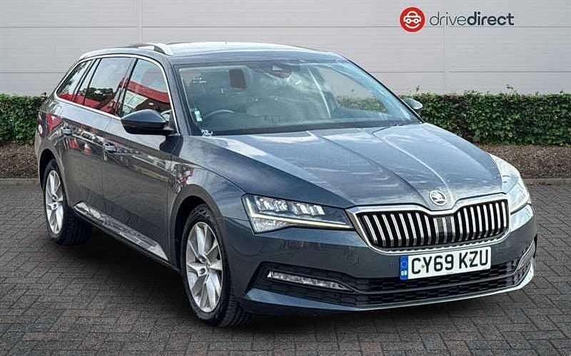 Grey Used 2020 Skoda Superb SE Technology Estate | £16,350 (Fair price) - Image 1/4