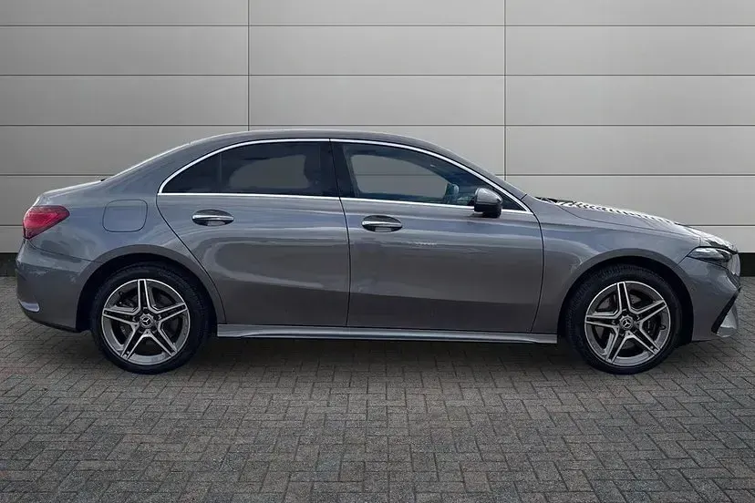 Used Mercedes A250 AMG line 215 HP (158 kW) 2023 Mountain grey Sedan