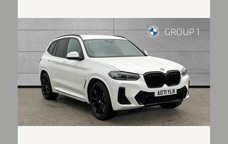 White Used 2022 BMW X3 M Sport SUV | £34,495 (Fair price) - Image 1/4