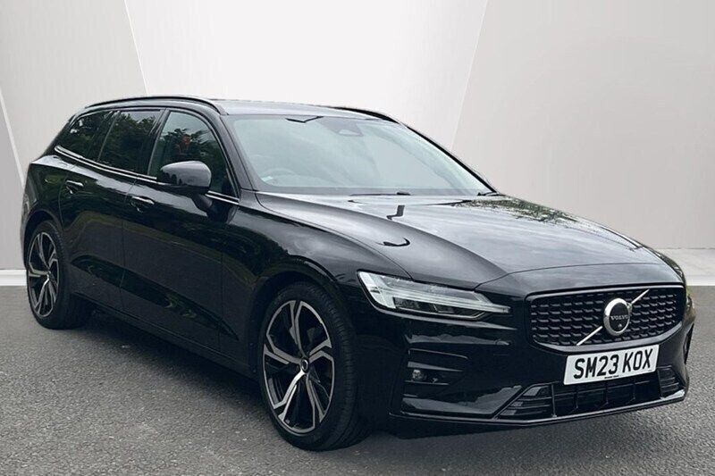 Black Used 2023 Volvo V60 Plus Estate | £31,636 (Fair price) - Image 1/1