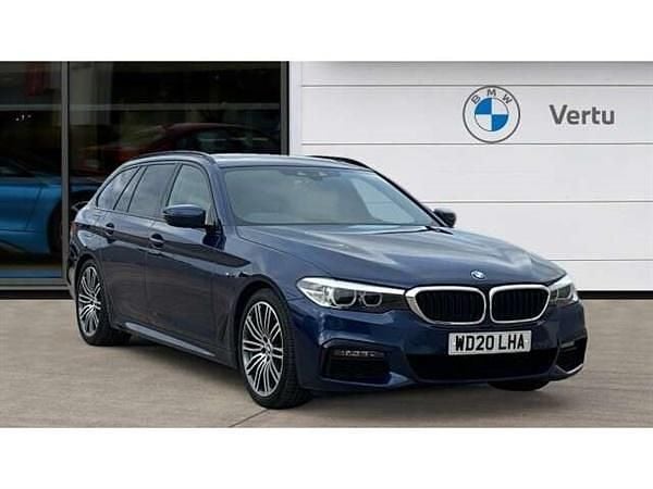 Blue Used 2020 BMW 540 M Sport Estate | £32,995 (Fair price) - Image 1/4