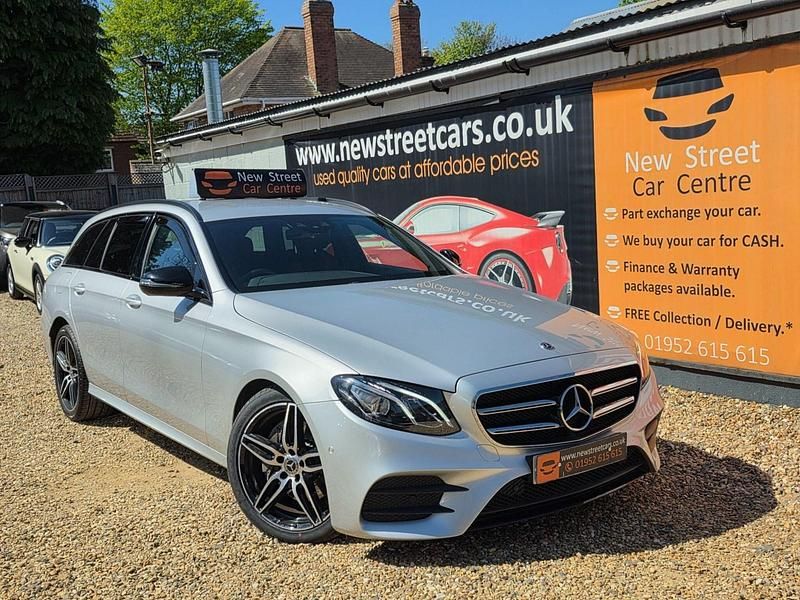 Used Mercedes E220 AMG line 2018 Silver Estate