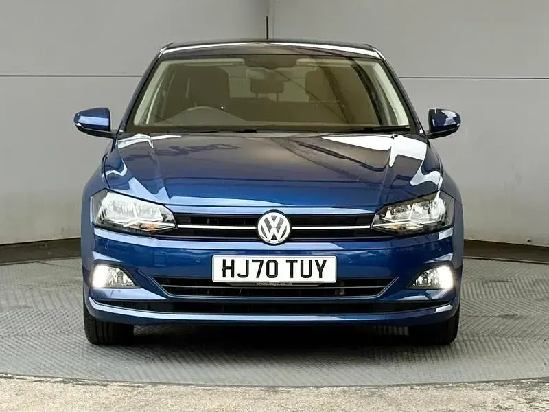 Used VW Polo Match 95 HP (69 kW) 2020 Blue Hatchback
