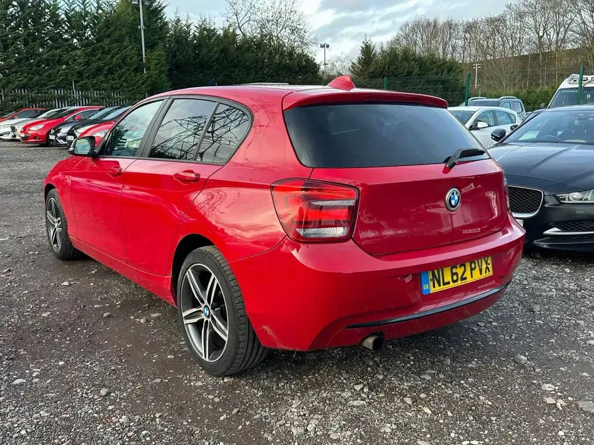Used BMW 116 Sport Line 136 HP (100 kW) 2012 Red Hatchback
