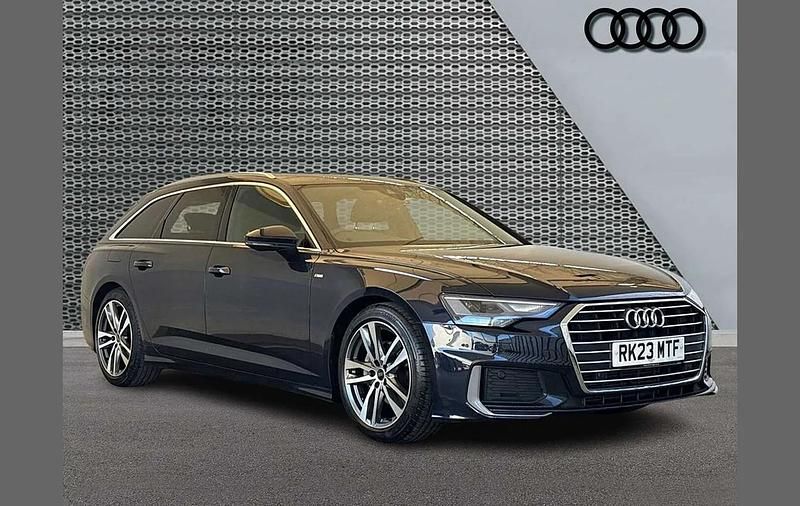 Used Audi A6 S-Line 200 HP (147 kW) 2023 Blue Estate