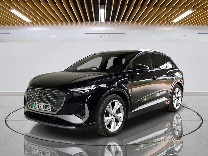 Used Audi Q4 e-tron S-Line 150 kW (204 HP) 2022 Black SUV
